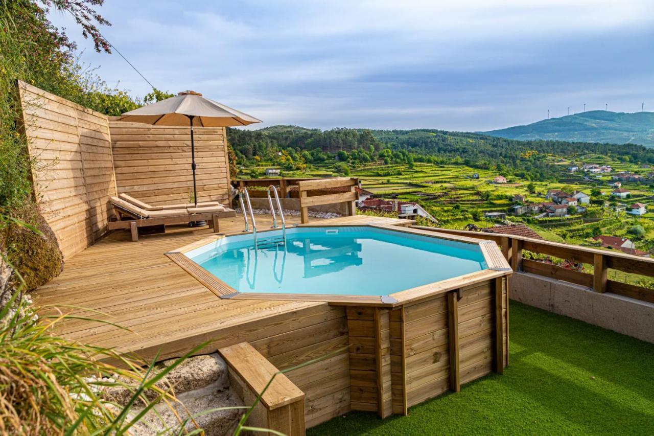 Chale Dos Penedos, Sossego E Piscina Privada Villa Monção Exteriör bild